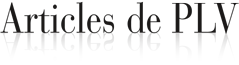 Articles de PLV